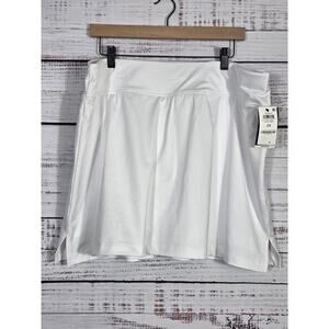 Ideology Womens 2x white skort shorts NWT activewear tennis/golf athleisure